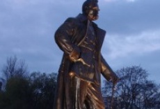 Odsłonięcie pomnika Józefa Piłsudzkiego ...